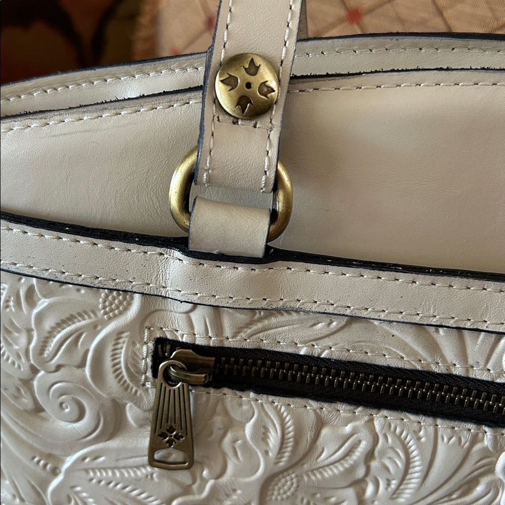 Patricia Nash Floral Tooled Poppy Shoulder Bag - Picture 16 of 16